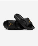 [正規品] Nike ジョーダンフランチャイズスライドM - ブラック：メタリックゴールド/ HF3263-007 [関税込み] - FootsGo