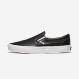 [正規品] Vans クラシックスリップオン - レザーブラック/トゥルーホワイト VN000CT5BPB [関税込み]