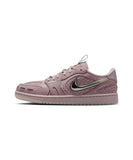 [正規品] Nike エアジョーダン1ローメソッドオブメイクW - パーティクルローズ：バエリーローズ：メタリックシルバー：イニグマストーン/ HQ2186-601 [ - FootsGo