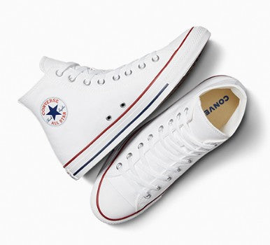 はるconverse チャックテイラー　白 正規品] converse チャックテイラーオールスター白ハイM7650C