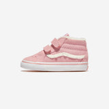 [正規品] Vans トドラーシェルパスケートミッドリシュベルクロ - ピンク VN000CQ0PNK [関税込み]