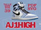 Digital File AJ1 HIGH Pattern デジタルファイル AJ1 HIGH パターン ( US 6.5  / EU 39 )