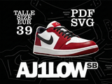 Digital File デジタルファイル AJ1 LOW SB パターン ( US 6.5  / EU 39 )