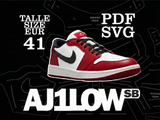 Digital File デジタルファイル AJ1 LOW SB パターン ( US 8  / EU 41 )