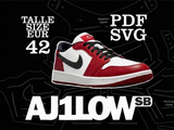 Digital File デジタルファイル AJ1 LOW SB パターン ( US 8.5  / EU 42 )