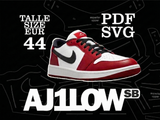 Digital File デジタルファイル AJ1 LOW SB パターン ( US 10  / EU 44 )