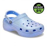 [正規品] Crocs レディースクラシックプラットフォームグリッタークロッグW MJE（23SWCL207241） [関税込み]
