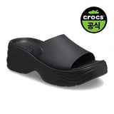 [正規品] Crocs 女性スカイラインスライドBK（23SWSL208182） [関税込み]