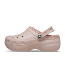 [正規品] Crocs クラシックプラットフォームラインドクロッグウーマン - ピンク粘土/207938-6TY [関税込み]