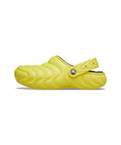[正規品] Crocs クラシックラインドオーバーパフクロッグ - サイバーイエロー/210059-77J [関税込み]