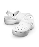 [正規品] Crocs クラシックプラットフォームクロッグウーマン - ホワイト/ 206750-100 [関税込み]