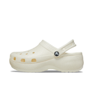 [正規品] Crocs クラシックプラットフォームグリッタークロッグウーマン - チョーク/ 207241-0WV [関税込み]